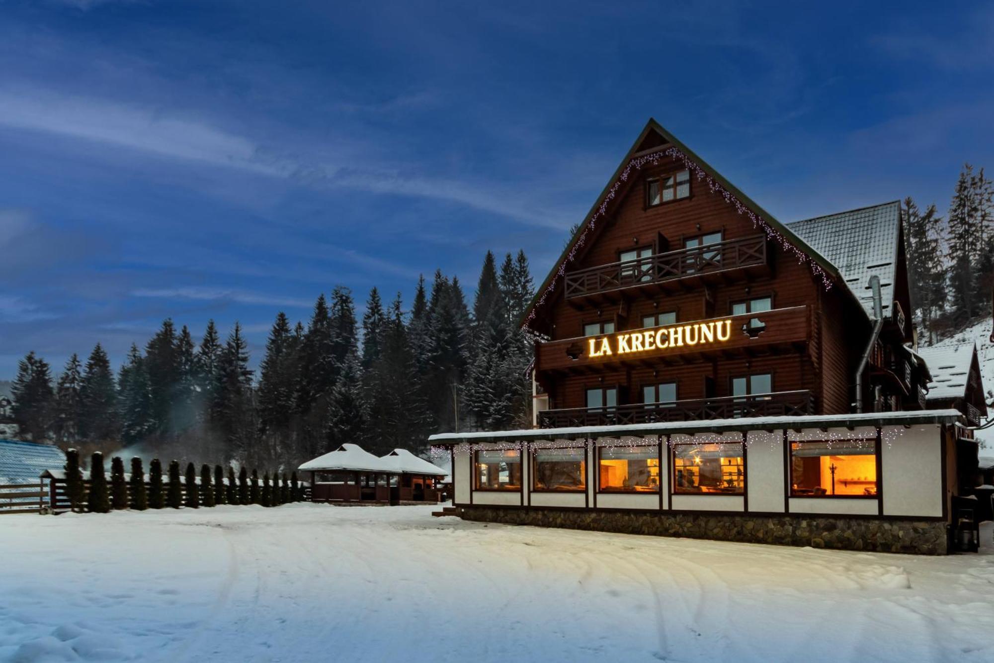 Hotel La Кrechunu Bukovel Esterno foto